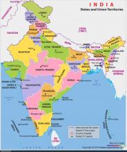 New Map of India